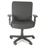 Alera Big and Tall Chair, 17-1/2" to 21", Adjustable Arms, Black CP210